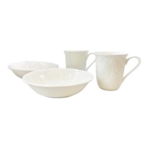 Wedgwood (ウェッジウッド) ボウル・マグカップセット ホワイトストロベリー