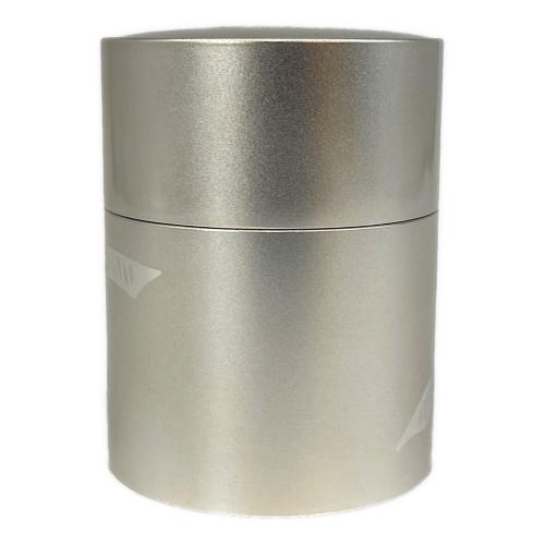 薩摩彫金 (サツマチョウキン) 茶筒 結び 文 銀