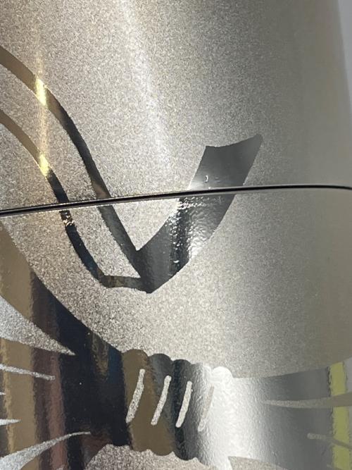 薩摩彫金 (サツマチョウキン) 茶筒 結び 文 銀