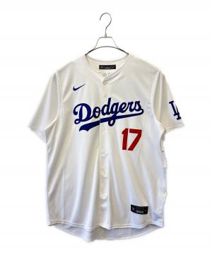 NIKE (ナイキ) NIKE　ドジャース 大谷翔平 リミテッドユニフォーム　ベースボールシャツ ホワイト サイズ:XL