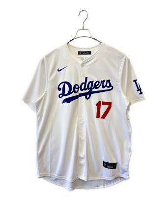 NIKE (ナイキ) NIKE　ドジャース 大谷翔平 リミテッドユニフォーム　ベースボールシャツ ホワイト サイズ:XL