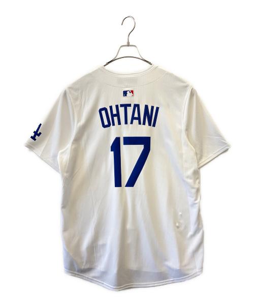 NIKE (ナイキ) NIKE　ドジャース 大谷翔平 リミテッドユニフォーム　ベースボールシャツ ホワイト サイズ:XL