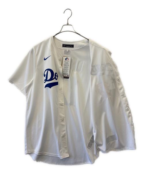 NIKE (ナイキ) NIKE　ドジャース 大谷翔平 リミテッドユニフォーム　ベースボールシャツ ホワイト サイズ:XL