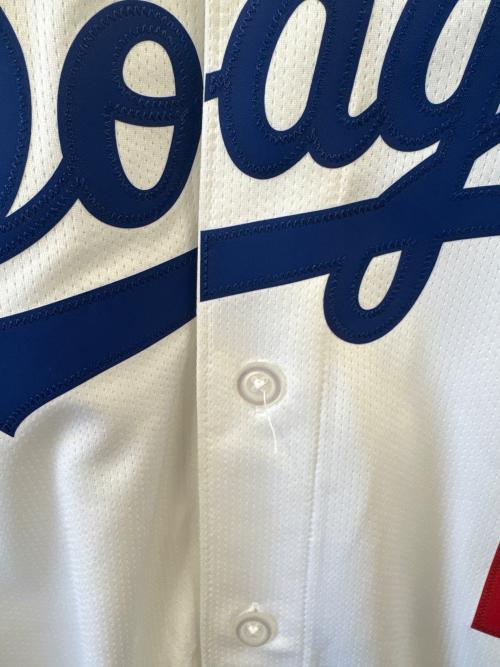 NIKE (ナイキ) NIKE　ドジャース 大谷翔平 リミテッドユニフォーム　ベースボールシャツ ホワイト サイズ:XL