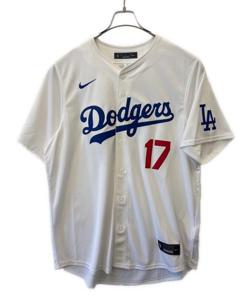 NIKE (ナイキ) NIKE　ドジャース 大谷翔平 リミテッドユニフォーム　ベースボールシャツ ホワイト サイズ:XL