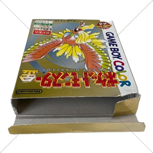 ポケットモンスター 金 ゲームボーイカラー用ソフト -
