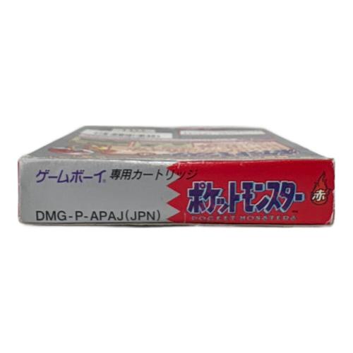 ポケットモンスター 赤 ゲームボーイ用ソフト -