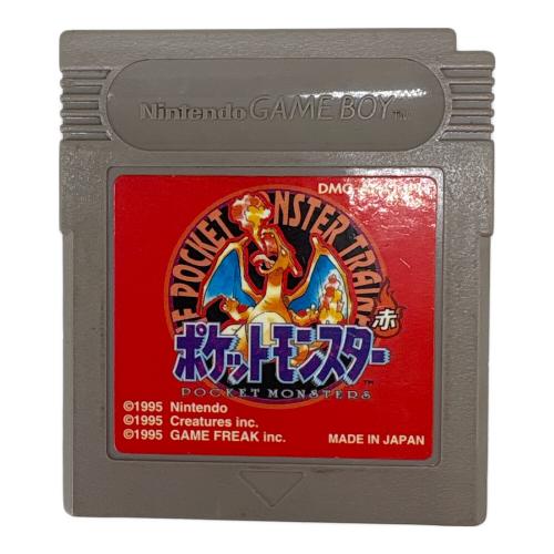 ポケットモンスター 赤 ゲームボーイ用ソフト -