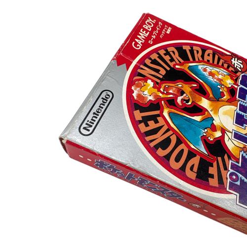 ポケットモンスター 赤 ゲームボーイ用ソフト -