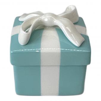 TIFFANY & Co. (ティファニー) ミニ ジュエリーケース ブルーボウボックス