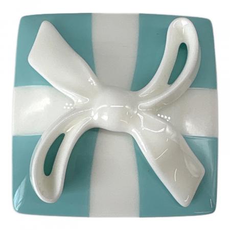 TIFFANY & Co. (ティファニー) ミニ ジュエリーケース ブルーボウ