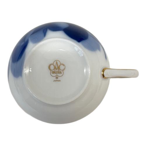 大倉陶園 (オオクラトウエン) カップ&ソーサー ブルーローズ(8211)