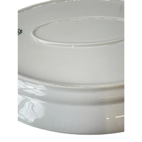 ROYAL COPENHAGEN (ロイヤル・コペンハーゲン) オーバルプレート ブルーフルーテッド・プレイン