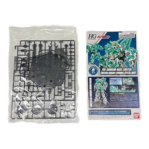 BANDAI (バンダイ) 1/144 HGUC RX-0 ユニコーンガンダム(光の結晶体) 「機動戦士ガンダムUC」 ガンダムベース限定 ガンプラ