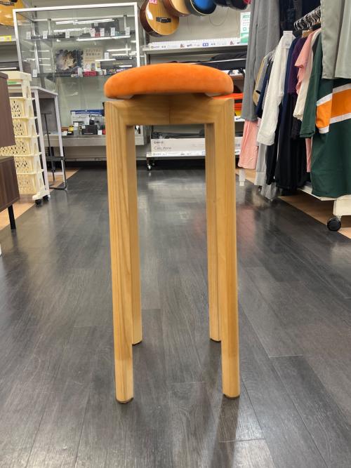 匠工芸 (タクミコウゲイ) マッシュルームスツール オレンジ×ナチュラル