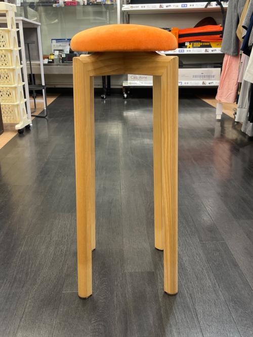 匠工芸 (タクミコウゲイ) マッシュルームスツール オレンジ×ナチュラル
