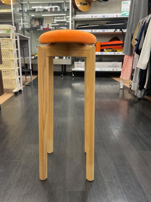 匠工芸 (タクミコウゲイ) マッシュルームスツール オレンジ×ナチュラル