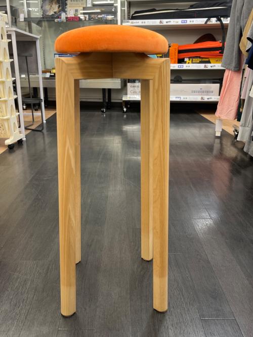 匠工芸 (タクミコウゲイ) マッシュルームスツール オレンジ×ナチュラル