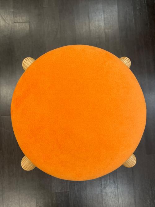 匠工芸 (タクミコウゲイ) マッシュルームスツール オレンジ×ナチュラル