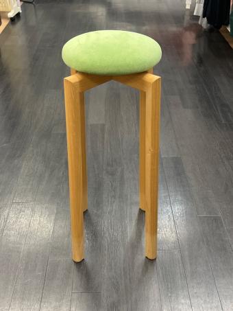 匠工芸 (タクミコウゲイ) マッシュルームスツール グラツキ有 黄緑×ナチュラル