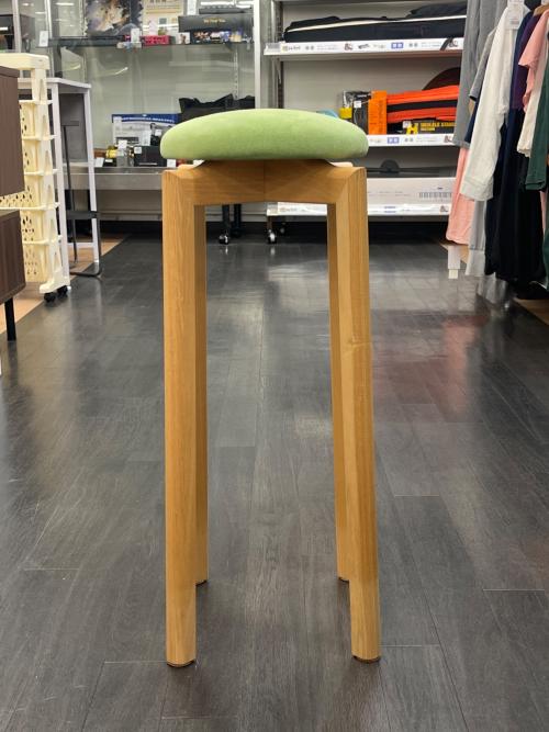 匠工芸 (タクミコウゲイ) マッシュルームスツール グラツキ有 黄緑×ナチュラル