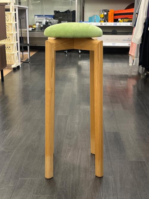 匠工芸 (タクミコウゲイ) マッシュルームスツール グラツキ有 黄緑×ナチュラル