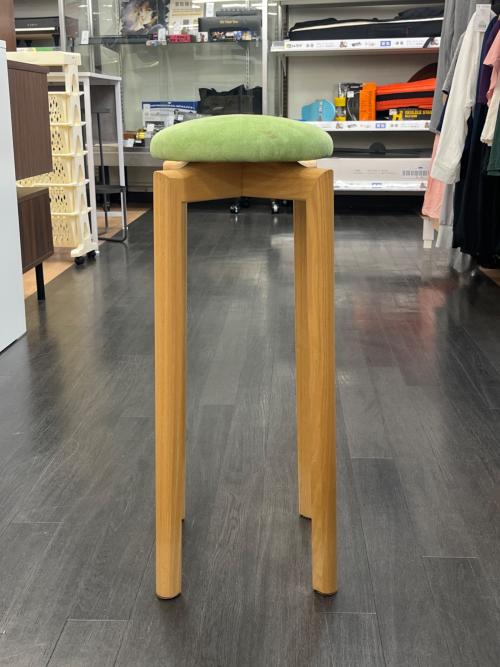 匠工芸 (タクミコウゲイ) マッシュルームスツール グラツキ有 黄緑×ナチュラル