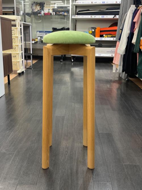 匠工芸 (タクミコウゲイ) マッシュルームスツール グラツキ有 黄緑×ナチュラル