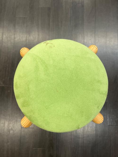 匠工芸 (タクミコウゲイ) マッシュルームスツール グラツキ有 黄緑×ナチュラル