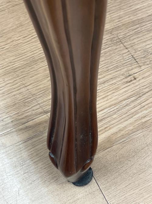 フランシスカチェア 肘掛け無し ブラウン×ベージュ