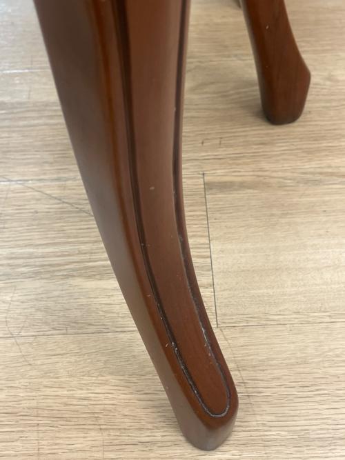 フランシスカチェア 肘掛け無し ブラウン×ベージュ