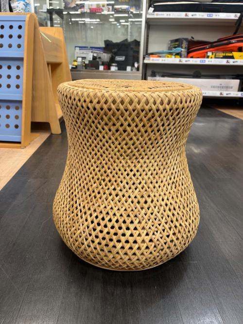 KANADEMONO (カナデモノ) ラタンスツール 112 カーキ ECO×Natural