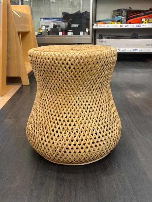KANADEMONO (カナデモノ) ラタンスツール 112 カーキ ECO×Natural