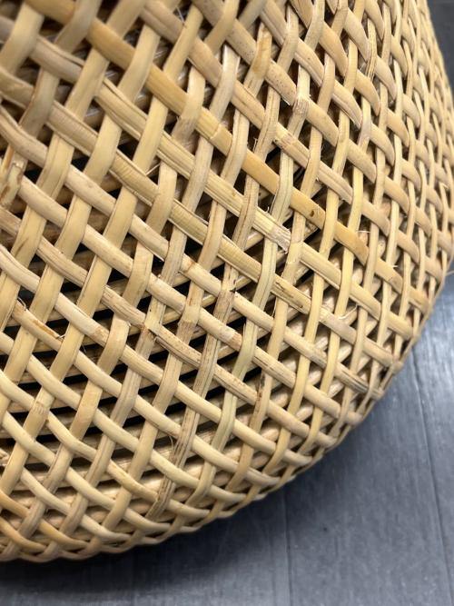 KANADEMONO (カナデモノ) ラタンスツール 112 カーキ ECO×Natural