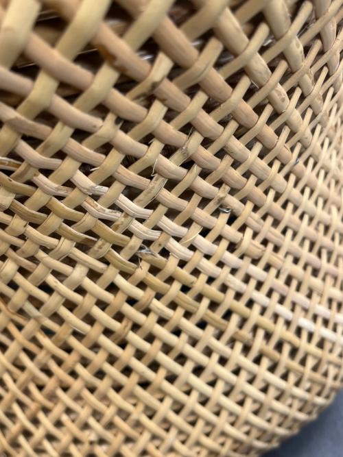 KANADEMONO (カナデモノ) ラタンスツール 112 カーキ ECO×Natural