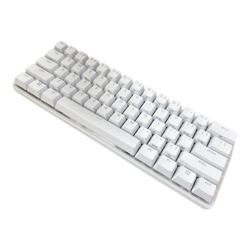 Razer (レイザー) HUNTSMAN MINI ゲーミングキーボード 60％ Mercury/リニアオプティカルスイッチ US配列