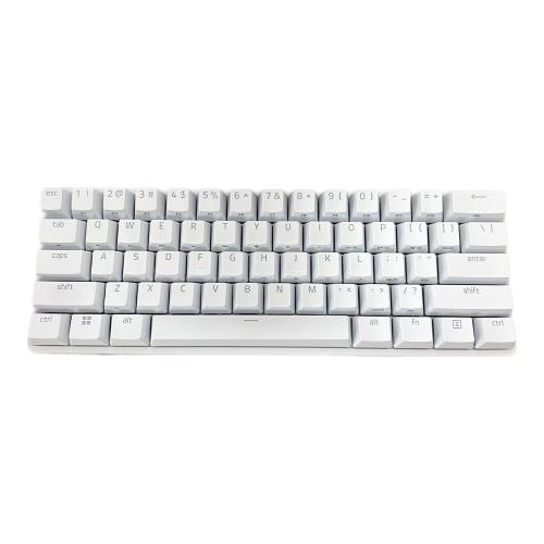 Razer (レイザー) HUNTSMAN MINI ゲーミングキーボード 60％ Mercury/リニアオプティカルスイッチ US配列