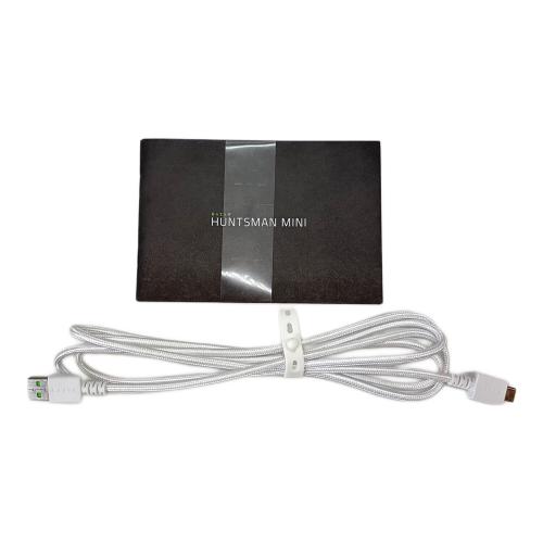 Razer (レイザー) HUNTSMAN MINI ゲーミングキーボード 60％ Mercury/リニアオプティカルスイッチ US配列