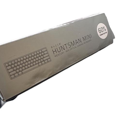 Razer (レイザー) HUNTSMAN MINI ゲーミングキーボード 60％ Mercury/リニアオプティカルスイッチ US配列