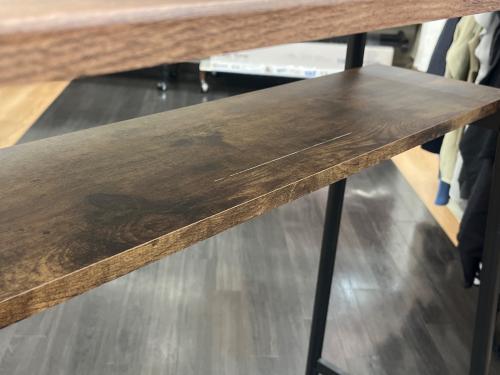 不二貿易 (フジボウエキ) カウンターテーブル 51578 ブラウン ナビア