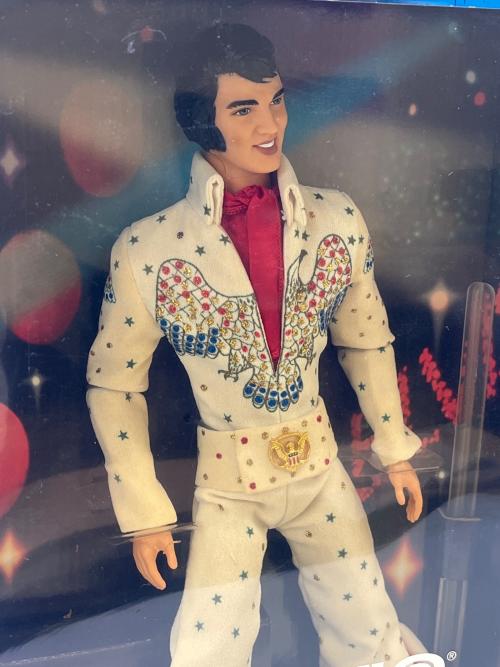 ELVIS Eagle Jumpsuit バービー人形 @ ケース凹み有 Timeless Treasures From Mattel