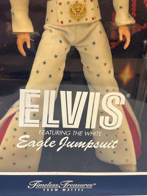 ELVIS Eagle Jumpsuit バービー人形 @ ケース凹み有 Timeless Treasures From Mattel