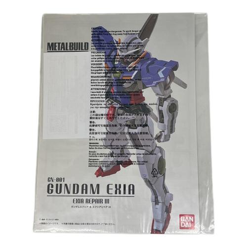 BANDAI (バンダイ) ガンダムエクシア＆エクシアリペアIII ※ガンダム本体欠品・パーツのみ METAL BUILD GN-001 箱イタミ有 機動戦士ガンダム00