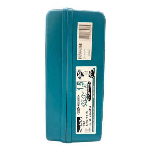 MAKITA (マキタ) インパクトドライバー TD134DX 1.5Ah/14.4V バッテリー×2付属