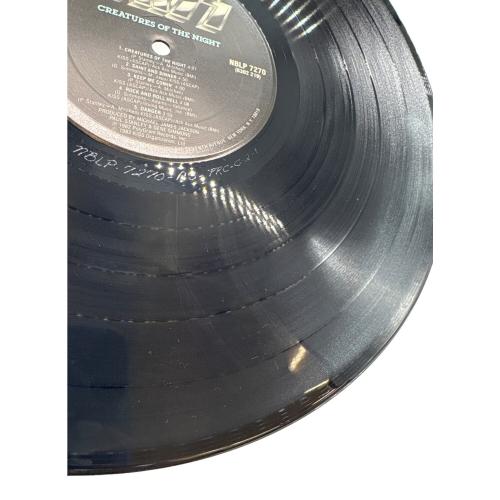 KISS (キッス) Creatures of the Night（暗黒の神話） LP NBLP 7270 帯なし