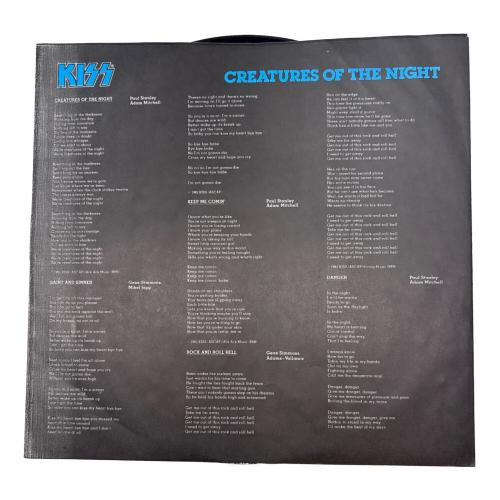 KISS (キッス) Creatures of the Night（暗黒の神話） LP NBLP 7270 帯なし
