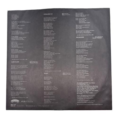 KISS (キッス) Creatures of the Night（暗黒の神話） LP NBLP 7270 帯なし