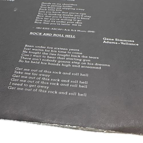 KISS (キッス) Creatures of the Night（暗黒の神話） LP NBLP 7270 帯なし