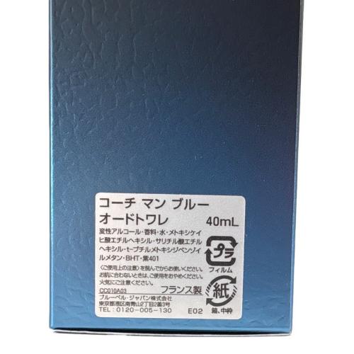 COACH (コーチ) オードトワレ 40ml 残量80%-99% ブルー