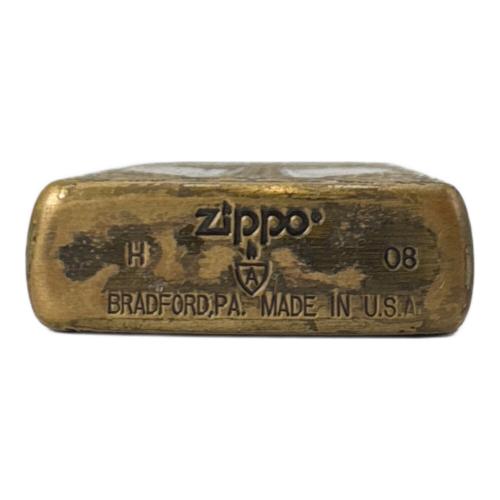 ZIPPO (ジッポ) オイルライター 2008年製 ケルティッククロス